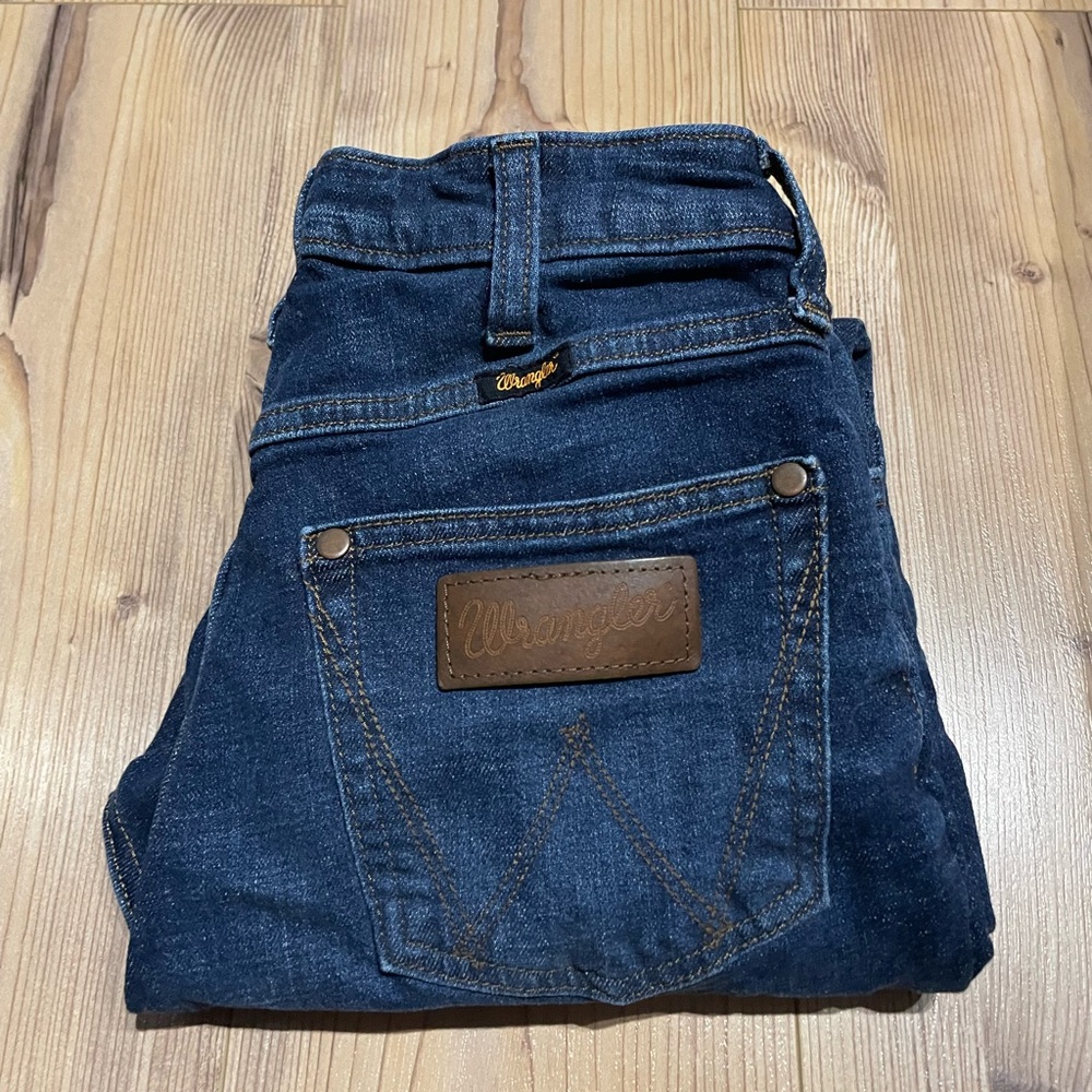 Wrangler Women's Skinny Jeans - Dark Blue